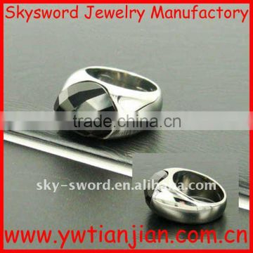 2011 fashion new design stainless steel jewelry ring(SSJ-013)