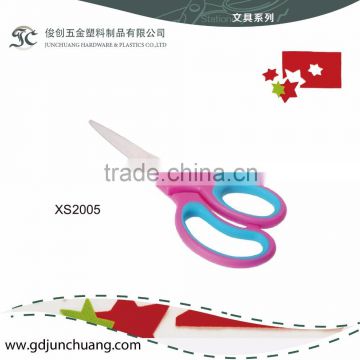 Customized logo colorful handle stationery scissors