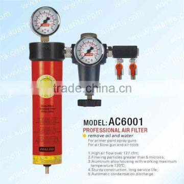 professional air filter AC-6001 provides the clean compressed air with high performance and top quality