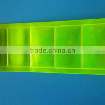 fluorecesent yellow reflective prism tape
