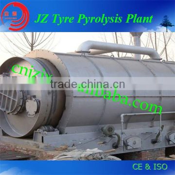2017 continuous waste tyre pyrolysis plant recycling tyre to oil plastic to diesel machine