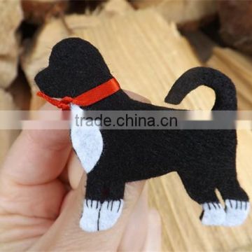 Hot sell felt Portuguese Water Dog brooch Felt made in China