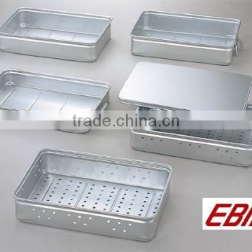 Made in Japan Anodized Aluminum Food Tray King Box Right Weight Congtainer