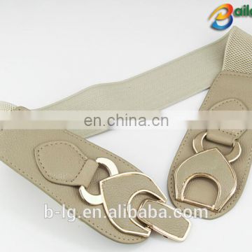 fancy hot sale fashion woven belts wide fashion belts women