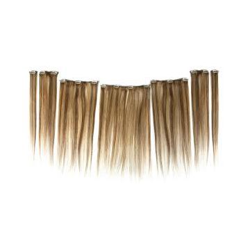 Malaysian Clip In Hair Durable Healthy Extension Clean 20 Inches Shedding free