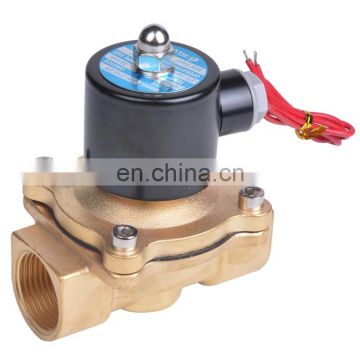 2W250-25 1 inch brass material normally closed 220v water solenoid valve