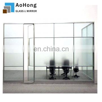 Reinforced Frosted Glass Office Partitions