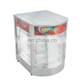 Industrial Stainless Steel Warmer Display Showcase Commercial Electric Food Warmer Warming Showcase