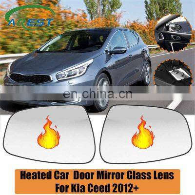 Heated Car Door Wing Mirror Glass Lens  Anti-fog Rearview Mirror For Kia Ceed 2012 + Mirror & Covers