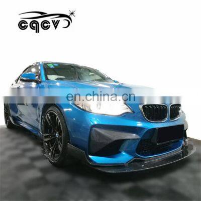 carbon fiber accessories for bmw M2 front lip rear lip diffuser