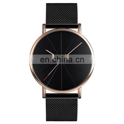 Elegance SKMEI 9183 Quartz Watch Men Stainless Steel Wristwatches