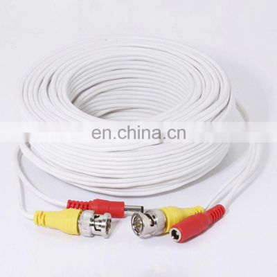 Factory supply micro rg59 bnc dc video power cable for cctv camera surveillance system