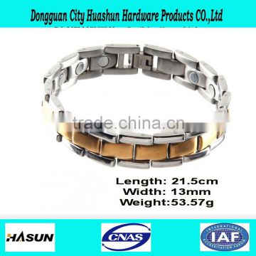 fashion design gold and silver color tennis bracelet for wholesale