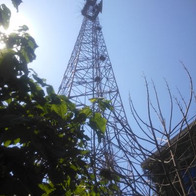 Four-column microwave tower base station signal transmission communication tower manufacturers