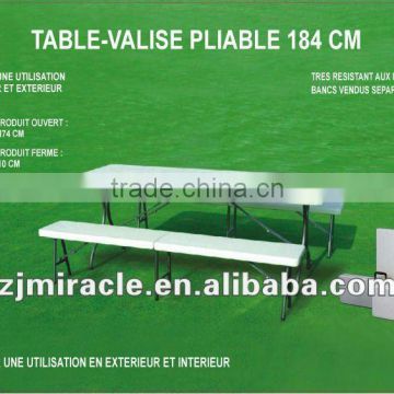 1.83m Blow mold picnic tables set/outdoor