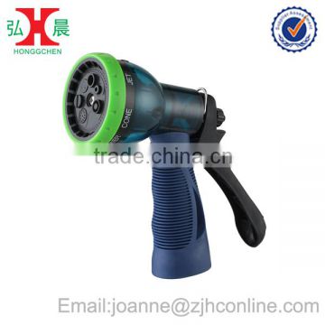 Lightweight 7-pattern Blue Plastic Pistol Spray Nozzle