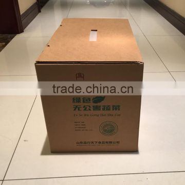 2016 Recycle material kraft corrugated shipping popular box