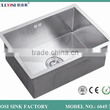 newest silver attractive stainless steel industrial kitchen sink 6045R