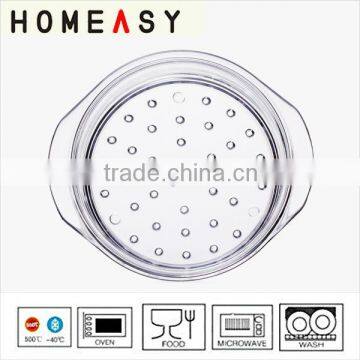 wholesale new homeasy pyrex glass large food steamer for cooking