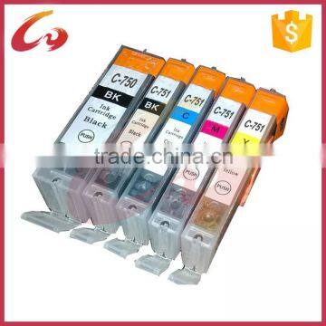 13.5ml for CLI-751C custom ink cartridge for Canon MG6400