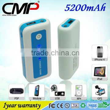 CMP 5200mAh Power Bank Rechargable Battery Charger for HTC/Galaxy/Blackberry