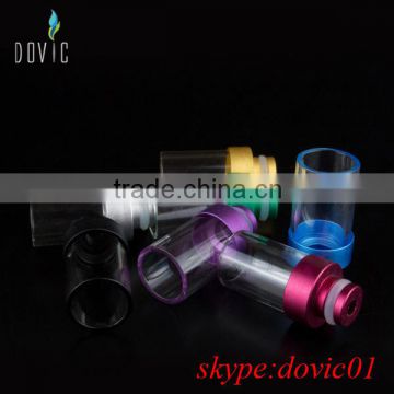wide bore glass drip tips with aluminum base