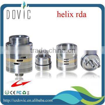 3 Air-flow adjustment rings helix rda with huge vapor helix rda top selling