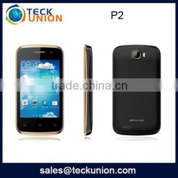 P2 3.5inch mobile phone touch screen no brand smart phone android 4.2.2