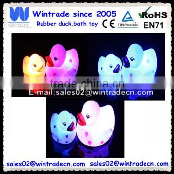 Lighted flashing duck/lighted valentine led gifts