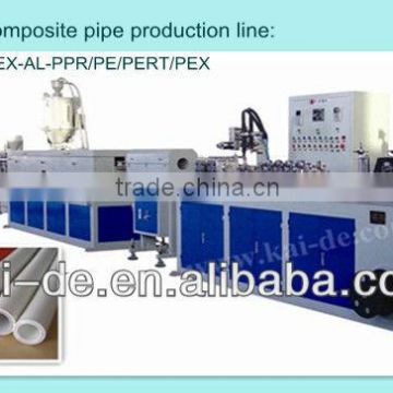 PEX-AL-PEX butt welding composite pipe line