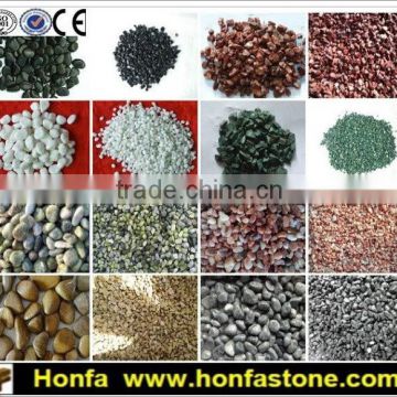 Factory Direct Sale landscaping colored crushed gravel stone