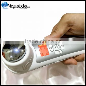 Hot & cold hammer facial spa massager firm skin tighten lifting wrinkle removal device