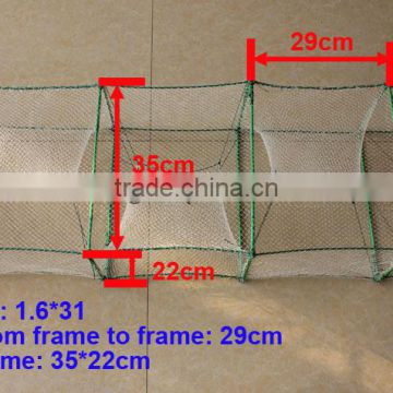 PE strech mesh 1.6cm fishing traps for sale
