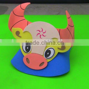 diy eva foam cute hat catoon animal shape