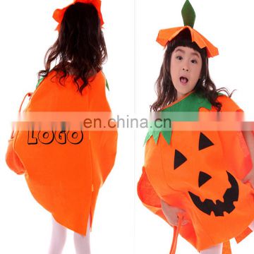 WD-1530 children size Promotional halloween pumpkin costume with custom imprint for sales promotion