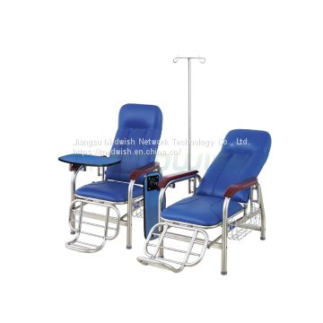 AG-TC001 Hospital Patient Medical Attendant Recliner Adjustable Drawing IV Infusion Chair
