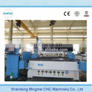 China 4 axis cnc router 1530, woodworking engraving machine for wood stair, table leg, column