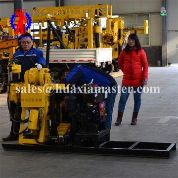 HZ-130Y hydraulic water well drilling rig/Four wheel traction water well drill rig factory