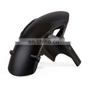 High Quality Full Carbon Fiber Mudguard Fender Cover Motorcycle Front Fender For ZX-6R  2019+
