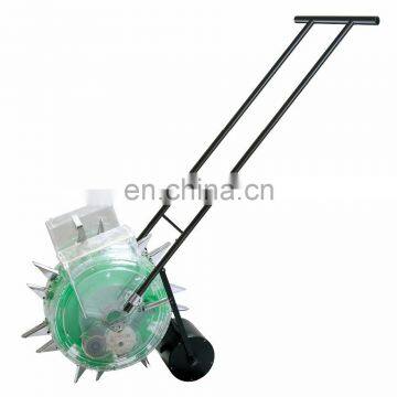New coming small farm machinery manual hand push seeder machine for planting