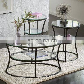 Fresh simple model hot selling cheap price tempered glass dining table