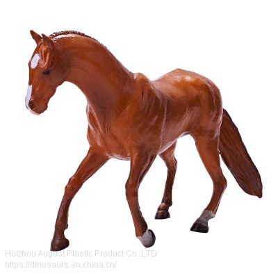 Hotselling 100% Original Design Factory Wholesale Plastic Farm Animal Figurines PVC Hanoverian horse