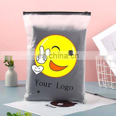 Custom T shirt Printing Packaging Bag With Self Adhesive Own Logo Clear Plastic Bag For Clothes