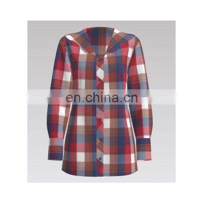 Red and white checked yarn-dyed poplin  New Development Design 100%Cotton Yarn Dye yarn-dyed fabric for shirt