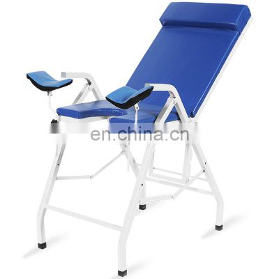 HC-I006A Low carbon square steel material Folding Gynecology examination bed/  obstetric examination table