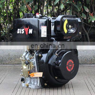 Bison China Manual Start 1 Cylinder 4 Stroke Air Cooled Portable Ce Small 186Fb Diesel Engine 10Hp For Sale