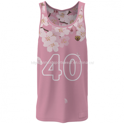 women's sublimated basketball top with good-looking and fashionable design