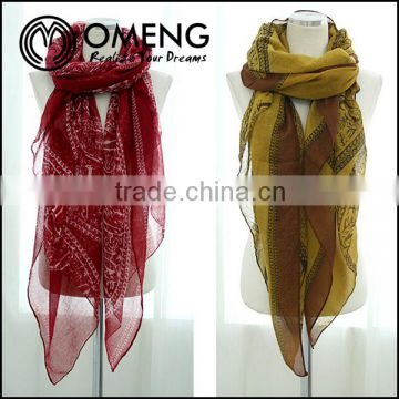 great quality and OEM scarf factory lady's multicolor Knitted scarf