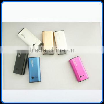 New arrival 4400mah portable powe pack with led torch dual output