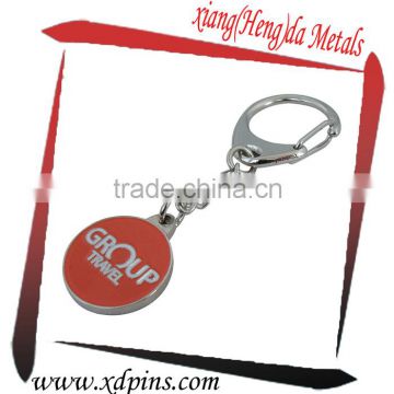 Customized Metal Engraved logo 3D Key chain With Gifts Box